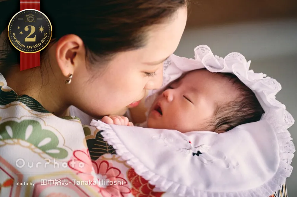 お宮参り・お食い初め・百日祝い部門2位 受賞作品