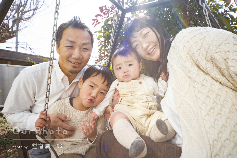 仕上がりもよく大大大満足です 自然体な姿が素敵な家族写真の撮影 Ourphoto アワーフォト