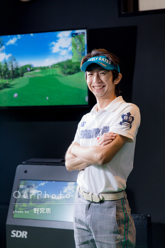 ナイスショット ポージングが素敵で笑顔が輝くプロフィール写真の撮影 Ourphoto アワーフォト