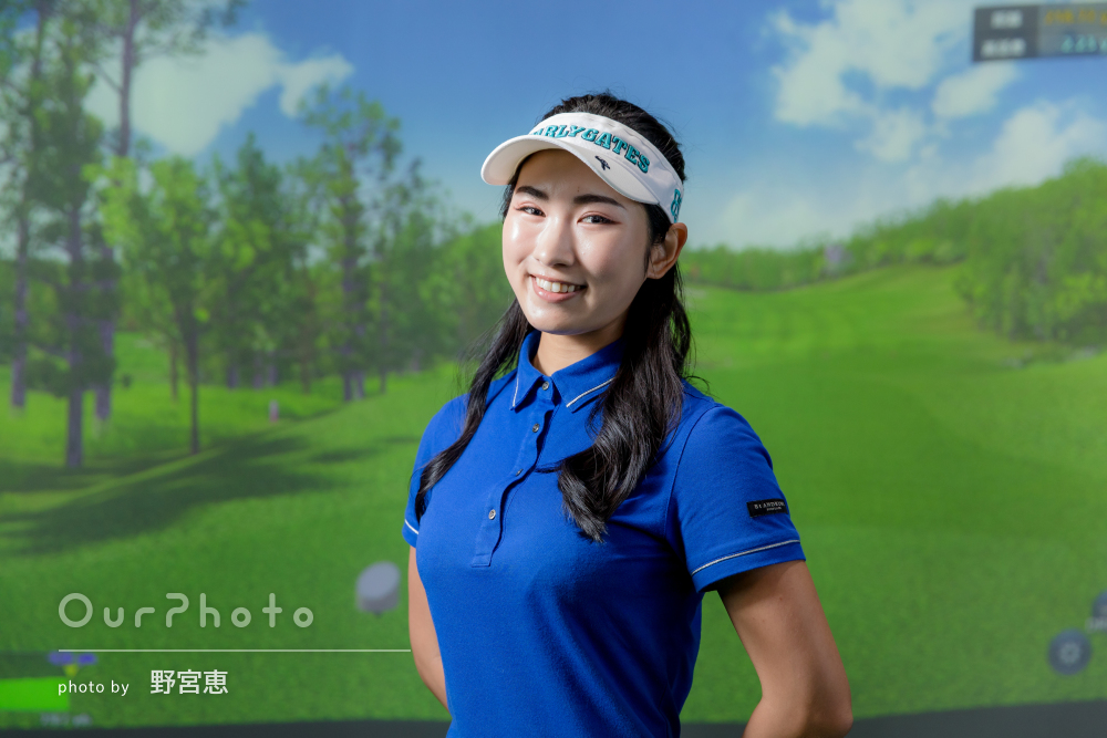 ナイスショット ポージングが素敵で笑顔が輝くプロフィール写真の撮影 Ourphoto アワーフォト