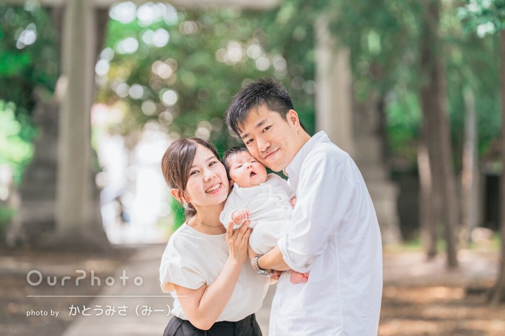 「想像以上に素敵」幸せに満ちた空気感伝わる！女の子のお宮参りの撮影