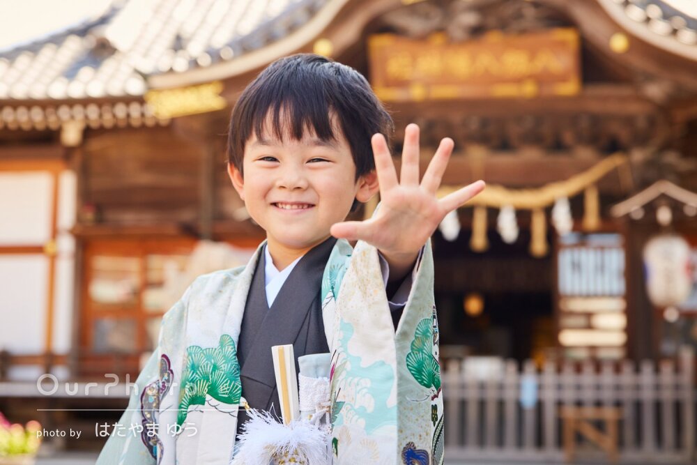 「良い写真ばかりで大満足」笑顔が愛らしい！晴れ着姿が素敵な七五三撮影