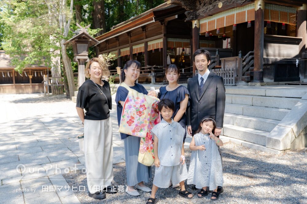 「子供たちの思い出にもなり感謝しています」楽しみながらお宮参りの撮影