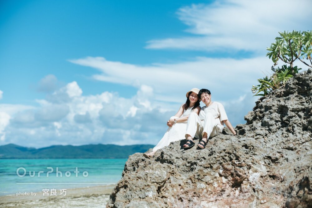 「一生の思い出になりそう」お付き合い3周年記念に!沖縄旅行写真の撮影
