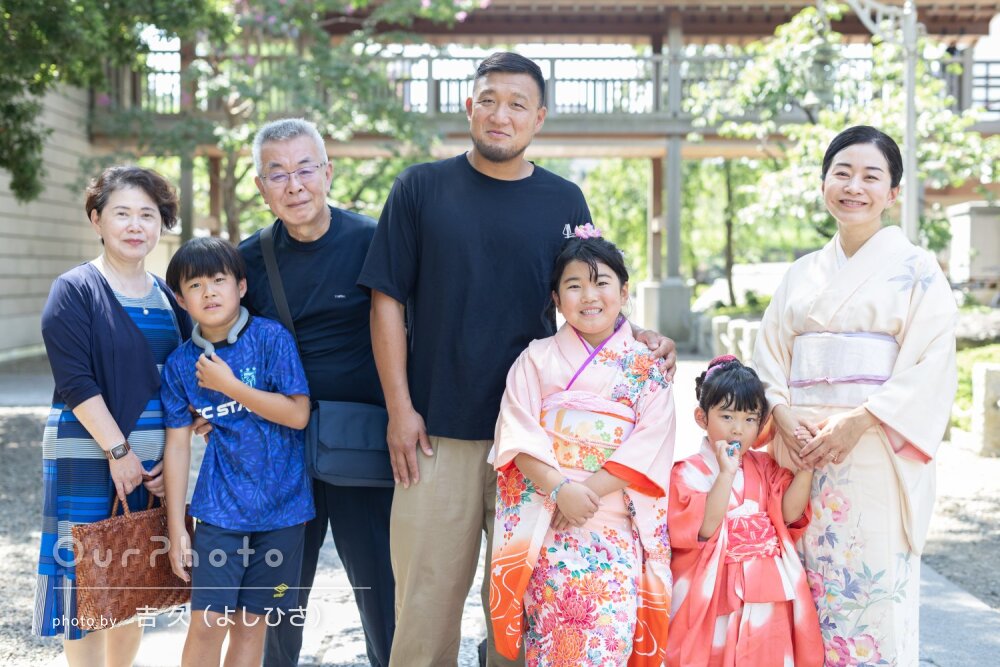 「躍動感や家族みんなの自然な表情を美しく」和装で華やか！七五三の撮影