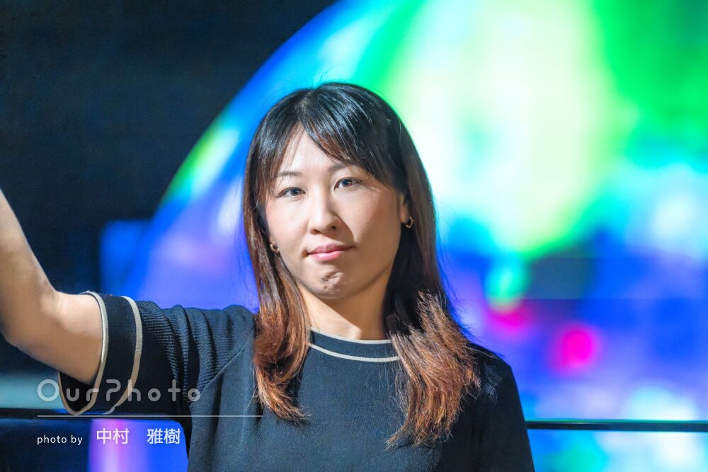 「満足いくシューティング」水族館で多彩なプロフィール写真の撮影