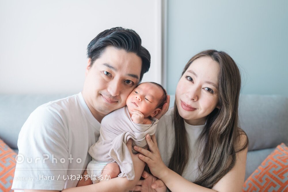 「さすがと思いました」自然な姿をパチリ！素敵なニューボーンフォト撮影
