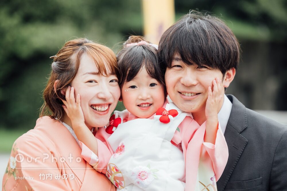 「娘の素の表情や仕草」活き活きとした表情が可愛い！女の子の七五三撮影