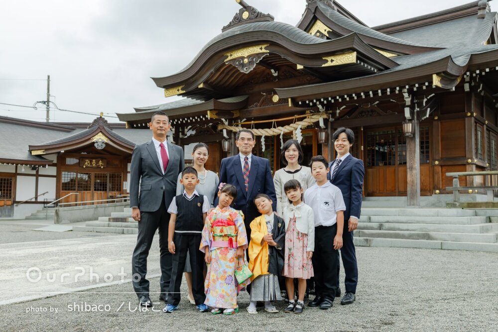 「素敵な写真をたくさん」2家族一緒で賑やかに！幸せ一杯の七五三の撮影