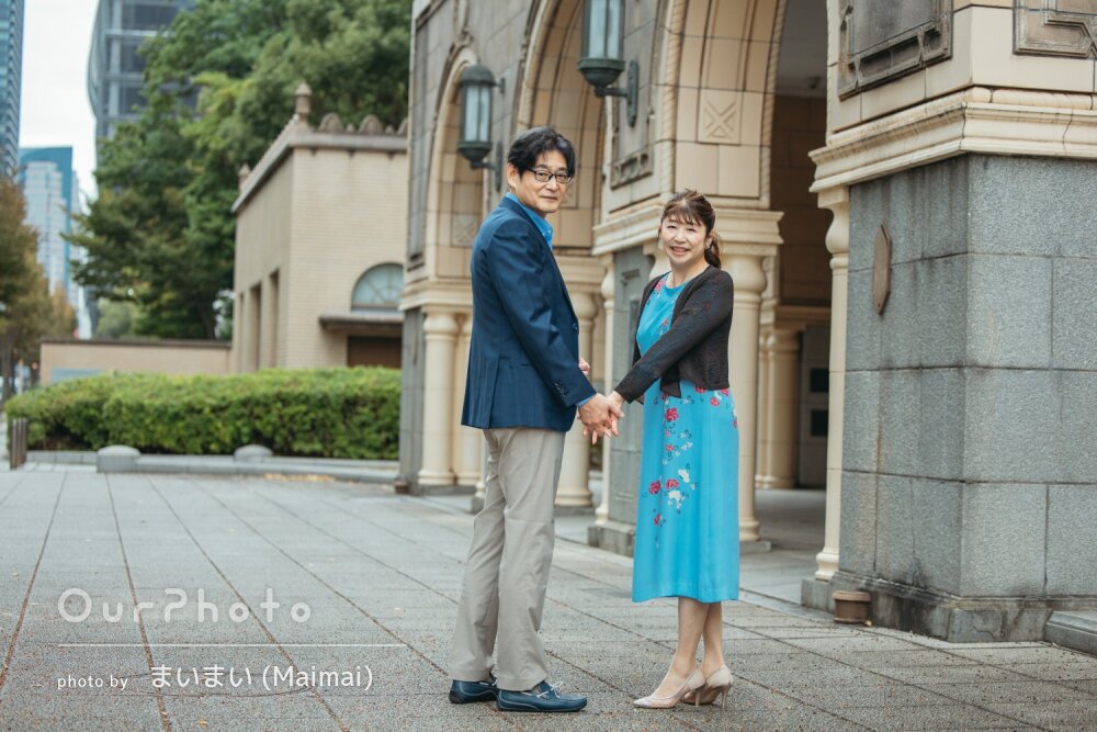 「自然体で多幸感溢れるお写真」結婚記念日の思い出にカップルフォト