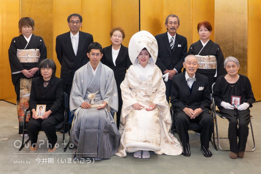 「細かいところにも配慮して頂けて」仏前式でのウェディングフォトの撮影