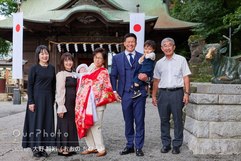 「写真の美しさ、撮り方、撮影の流れが非常によく」笑顔でお宮参りの撮影