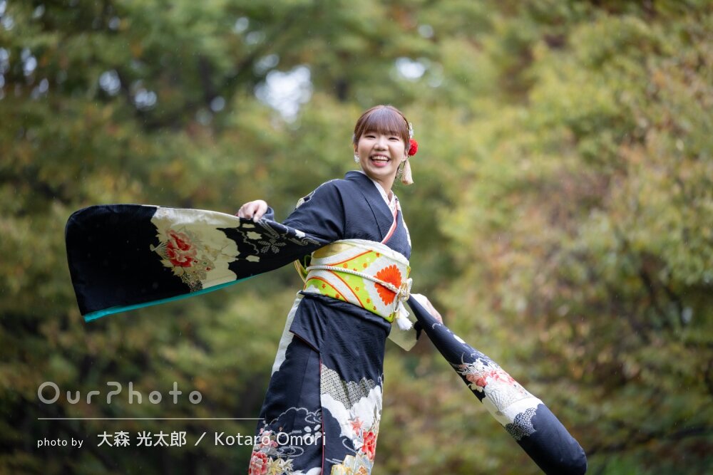 「自然な表情をたくさん」華やかな振り袖姿で笑顔輝く成人式の前撮り撮影