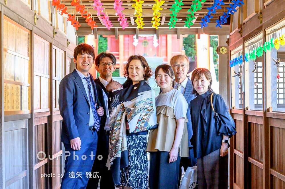 「たくさんいい写真を」大切なシーンを余すことなく写したお宮参りの撮影