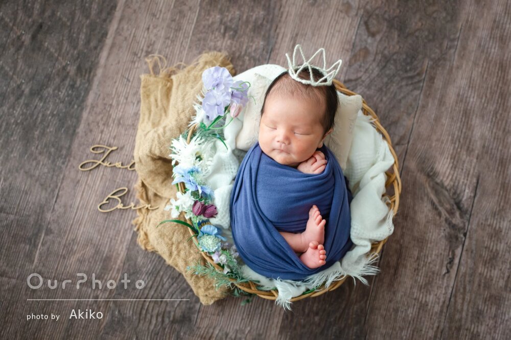 「すごく優しい感じ」泣く姿も愛おしい！素敵なニューボーンフォトの撮影
