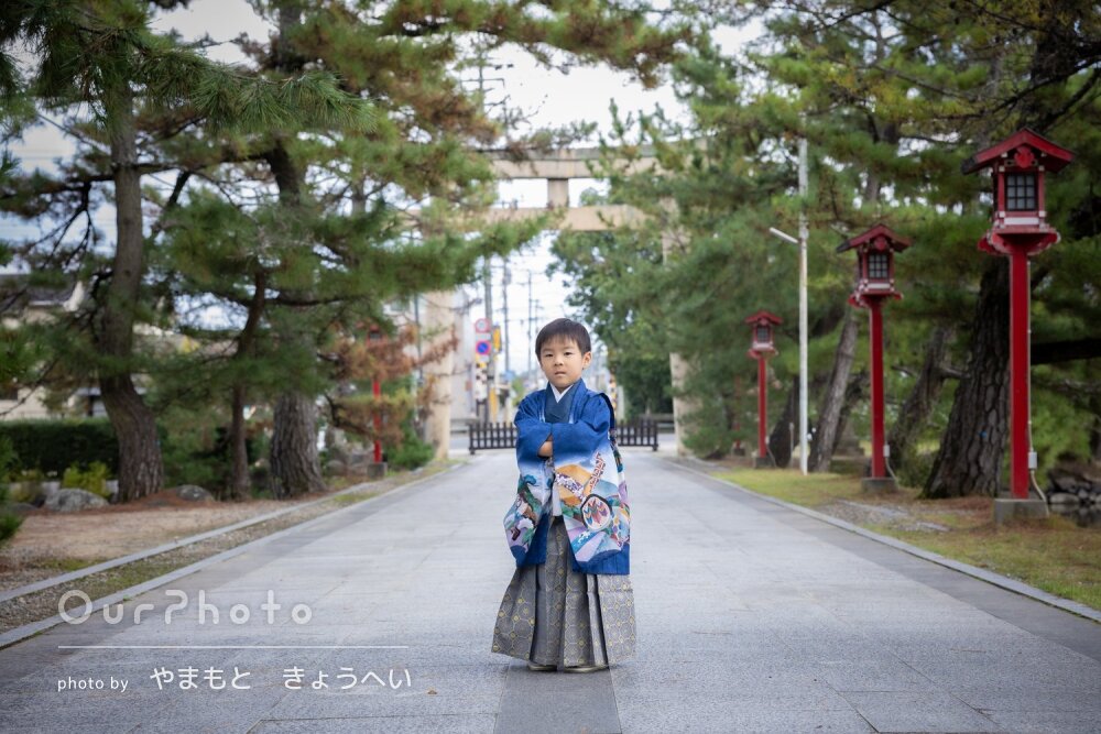 「いろんな表情を引き出して頂き」5歳のいまを切り取った七五三の撮影