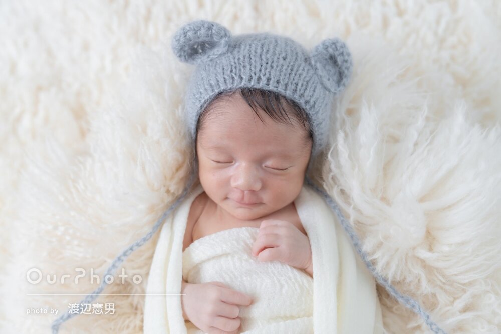 「撮りたかった雰囲気通り」天使のほほえみ！ニューボーンフォトの撮影