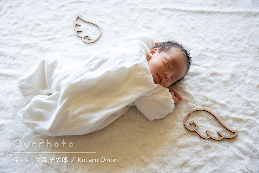 「素敵なお写真」天使のように愛らしい寝顔！ニューボーンフォトの撮影