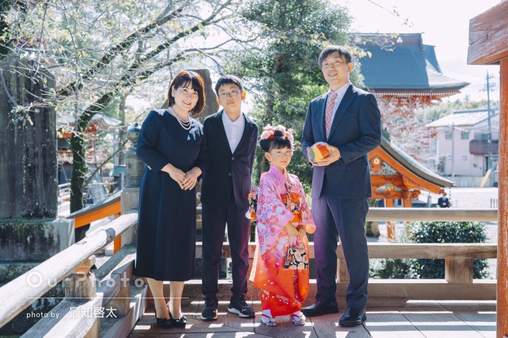 「一生の宝物」日本髪がお似合い！ピンクの晴れ着姿が華やかな七五三撮影