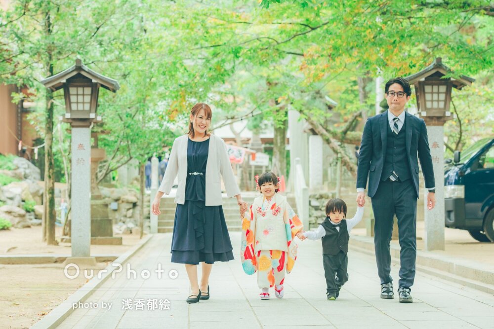 「とても素敵なものばかりでした」キュートな被布姿！3歳の七五三撮影