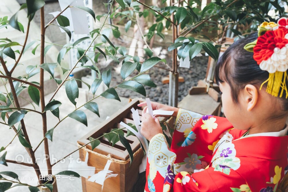 「どれも素敵」着物に合わせた髪飾りがお洒落！女の子の七五三の撮影