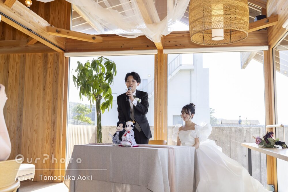 「家族も大変喜んで」幸せな思い出詰まったウェディングパーティーの撮影