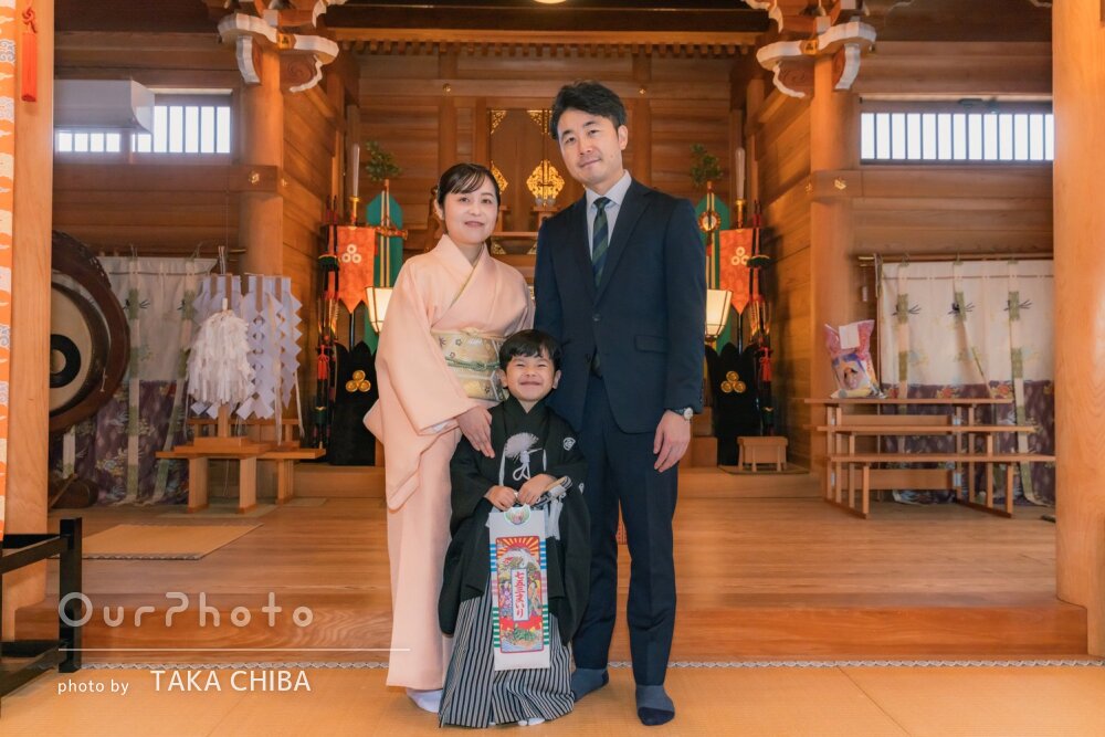 「大満足の撮影でした」ママも和装で華やかに！袴姿で七五三の撮影