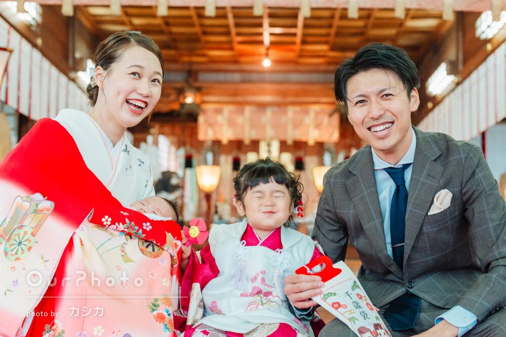 「素敵な写真ばかり」キュートな表情にほっこり！七五三とお宮参りの撮影