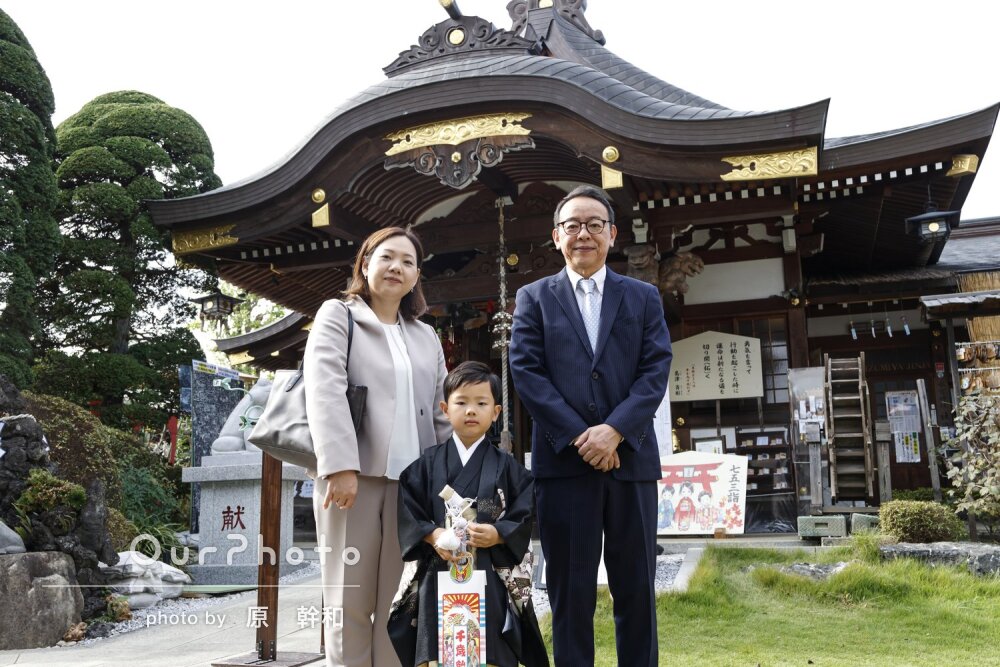 「息子もだんだんノリノリに」男の子らしさあふれる思い出の七五三の撮影