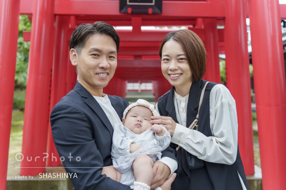 「子供達の笑顔も引き出して」和やかな瞬間がいっぱいなお宮参りの撮影