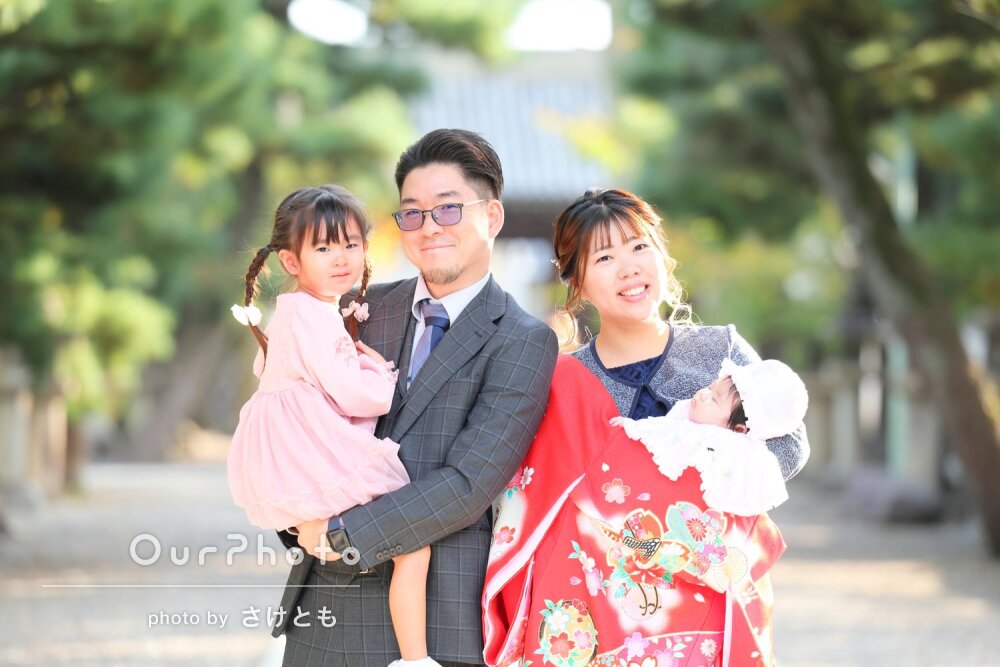 「どれも素敵すぎる写真」家族の大切な思い出の瞬間が蘇るお宮参りの撮影
