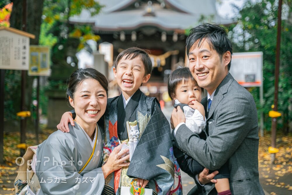 「とても充実した時間だった」笑顔があふれる楽しい思い出の七五三の撮影