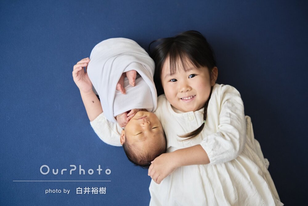 「素敵な表情の写真をたくさん」リピーター様のニューボーンフォトの撮影