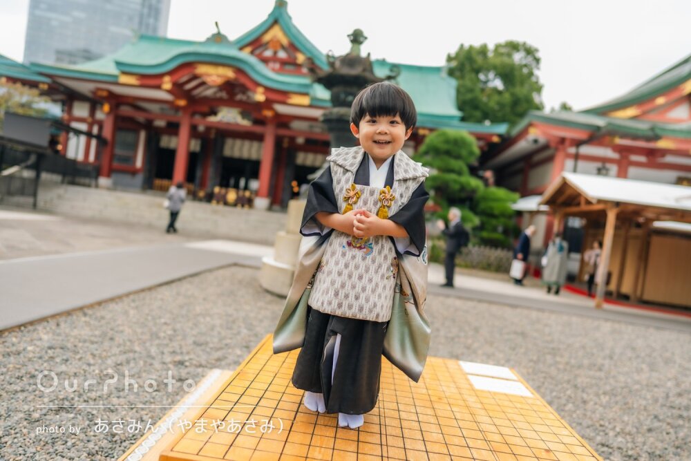「優しい雰囲気がそのまま写し出されていて感動」男の子の七五三の撮影