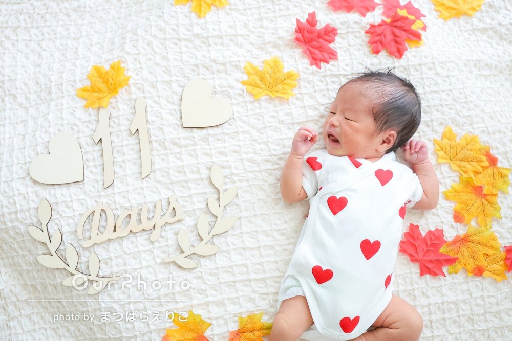 「とても自然な雰囲気」家族そろって！可愛いニューボーンフォトの撮影