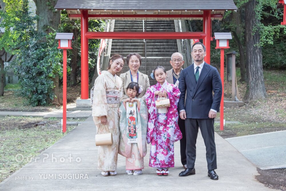 「色や光が綺麗で絶対自分達では撮れないものばかり」女の子の七五三撮影