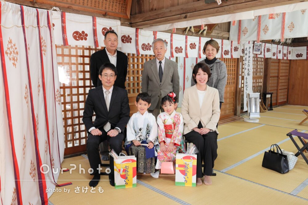 「自然な写真をたくさん」姉弟一緒に！楽しく思い出に残る七五三の撮影