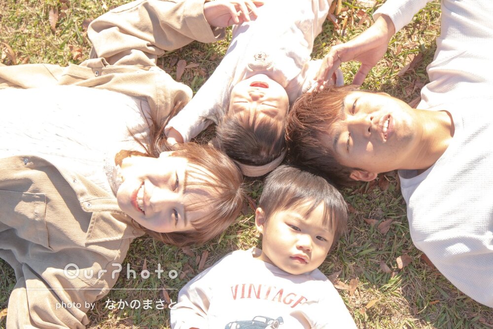 「とても満足」光が織りなす優しい空気に包まれて！最高の家族写真撮影