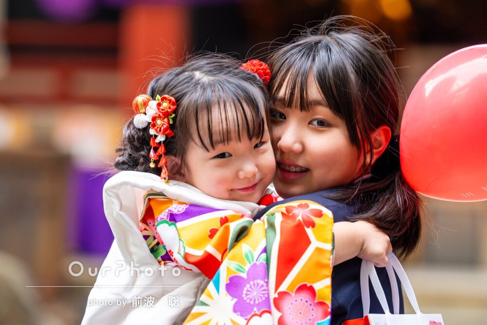 「絶妙な色合いをそのまま映し」色とりどりの晴れ着姿で七五三の撮影