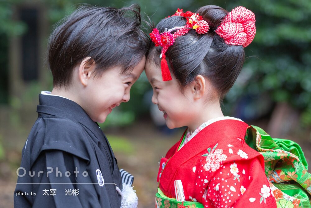 「自然な笑顔で良い写真ばかり」色鮮やかな和装が映える！七五三の撮影