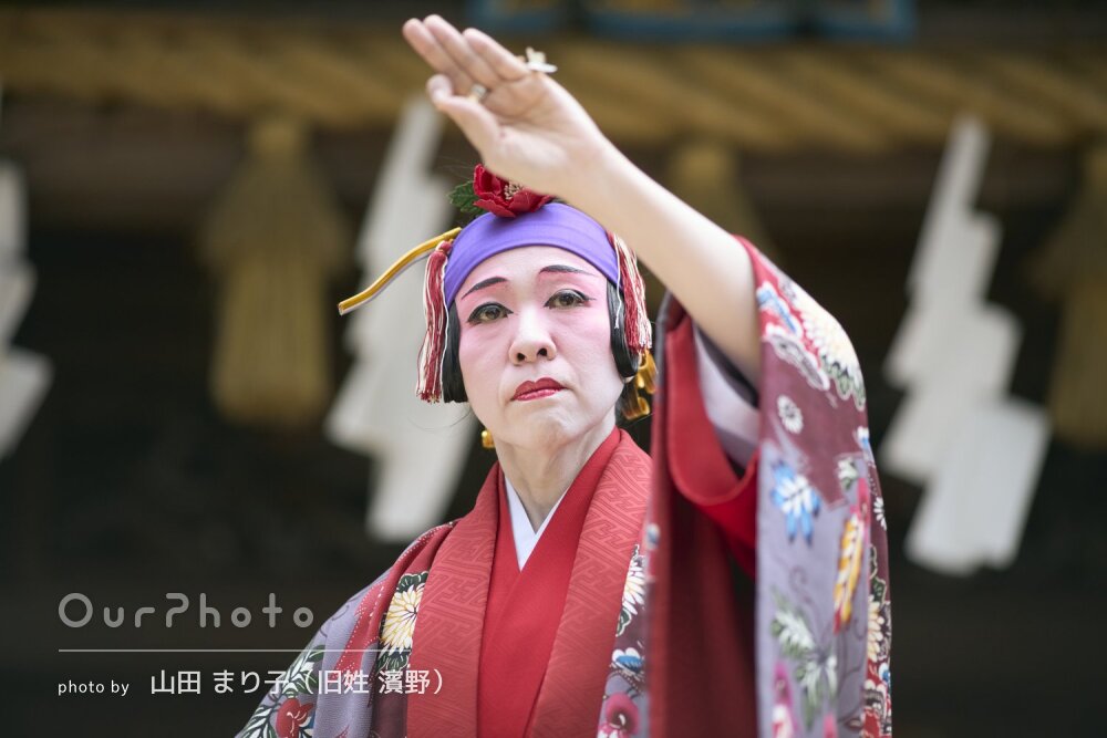 「仕上がった作品もお人柄も素晴らしく」気品ある琉球舞踊イベントの撮影