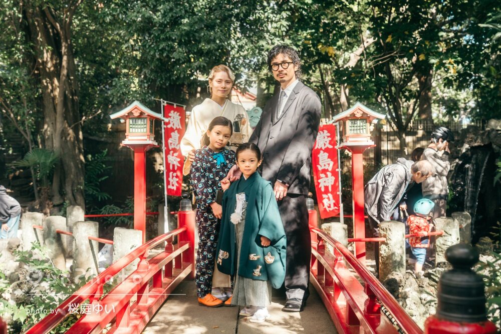 「写真が大変良い雰囲気」自然光を活かした構図が素敵な七五三の撮影