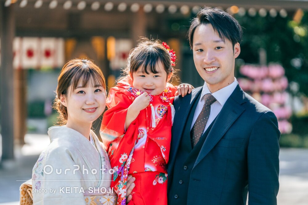「お願いしてよかったと心から思って」可愛い表情が沢山の七五三の撮影