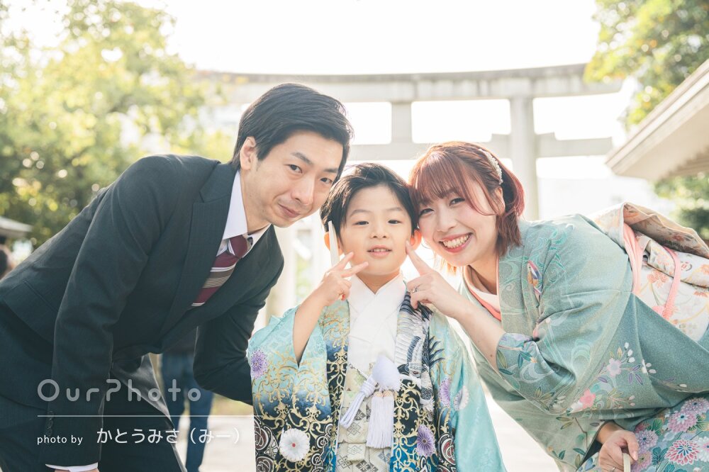 「光の使い方がとてもやわらかく」仕上がりにも大満足の七五三の撮影