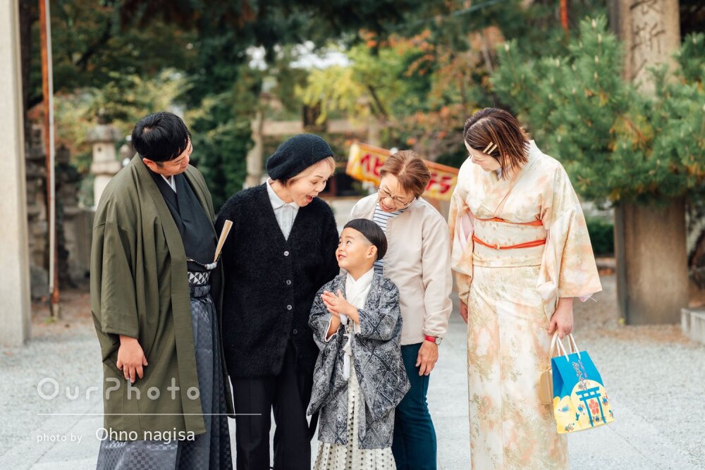 「すぐに打ち解けて楽しそうに」幸せいっぱいな笑顔が素敵！七五三の撮影
