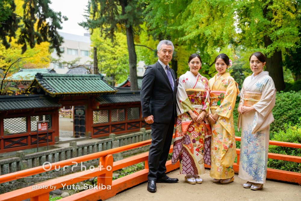 「家族写真はいい記念に」姉妹の振袖姿が華やかな成人式の前撮り写真撮影