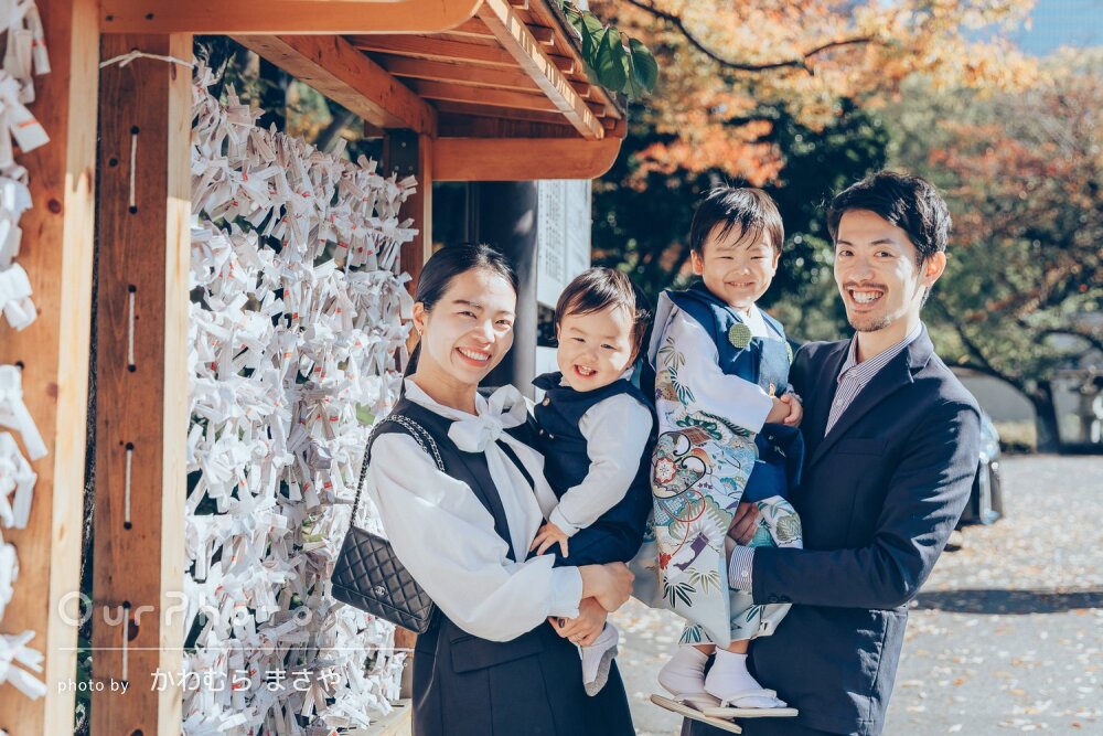「笑顔の多い時間となりました」雰囲気の良さに驚く男の子の七五三撮影