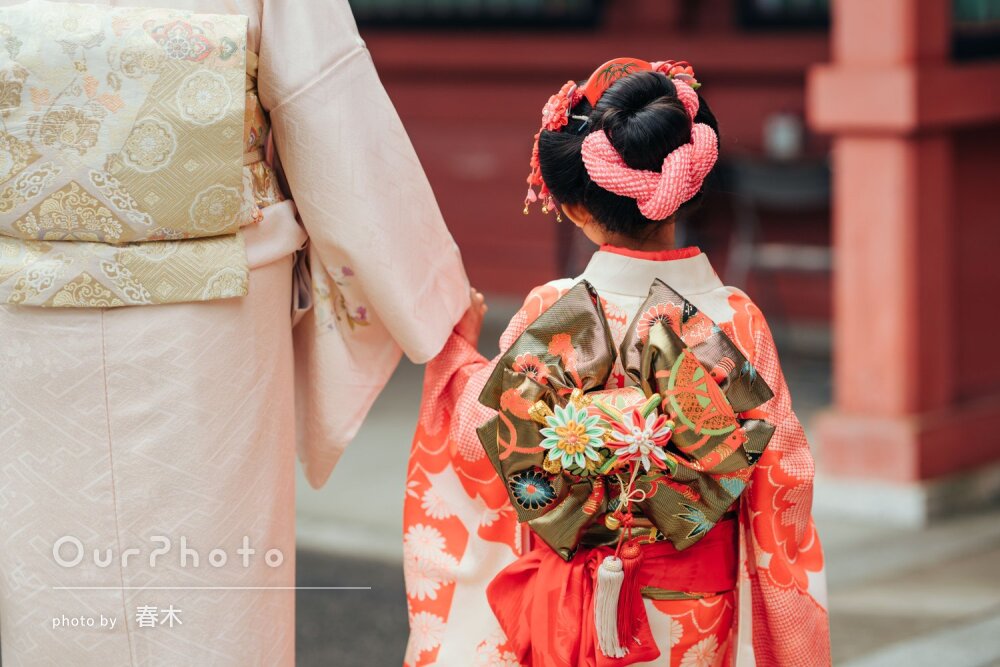 「とても雰囲気の良い写真ばかり」日本髪がとてもお似合いな七五三の撮影