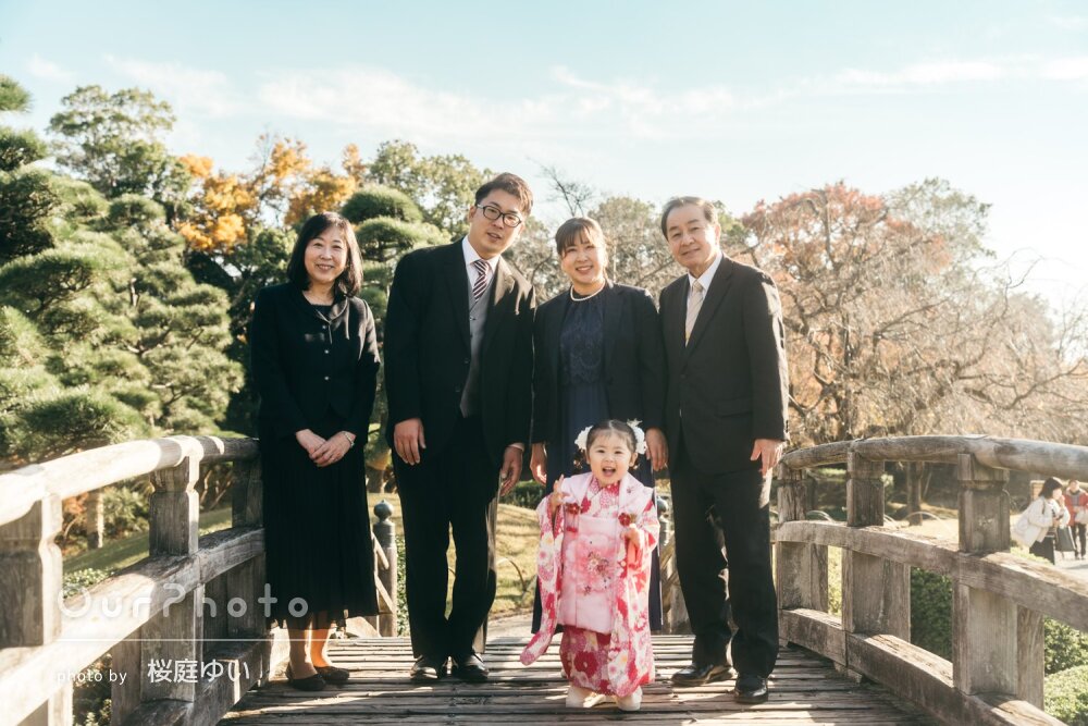 「撮影ポイントなど細かく提案して」キュートな笑顔！3歳の七五三の撮影