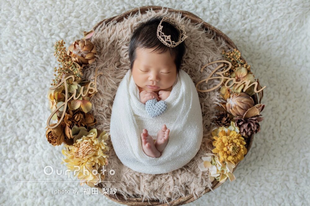 「めちゃくちゃ可愛く仕上がって感動」大満足！ニューボーンフォトの撮影